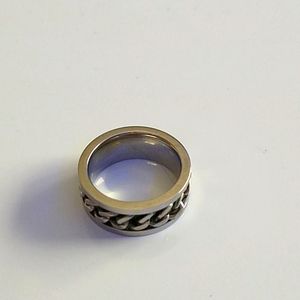 1 fidget ring and a ring that says party girl